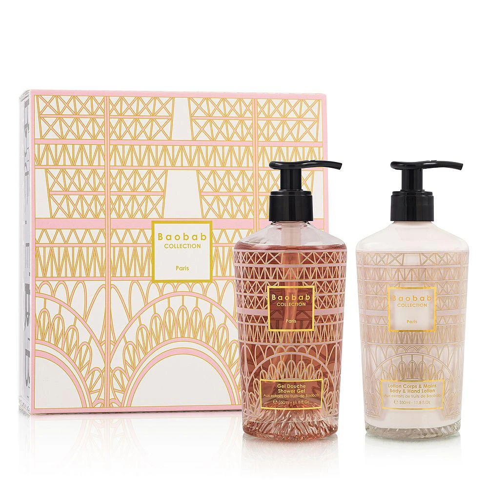 商品Baobab Collection|Paris Lotion & Shower Gel Gift Set,价格¥1199,第1张图片详细描述