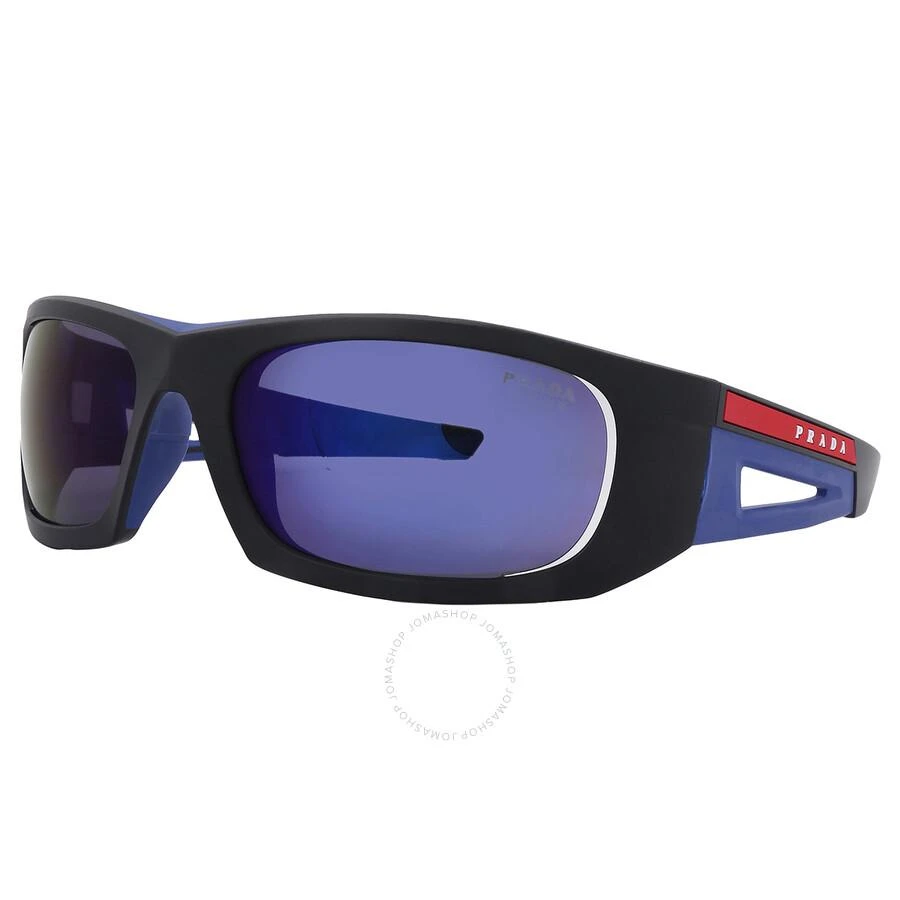 商品Prada|Blue Multilayer Tuning Sport Men's Sunglasses PS 02YS 16G05U 59,价格¥1024,第2张图片详细描述