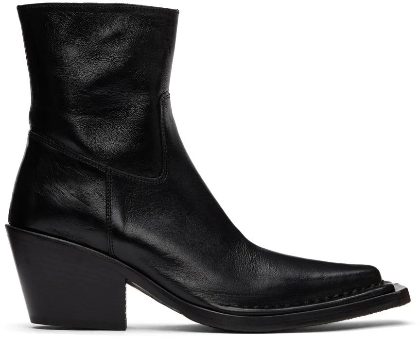 商品Acne Studios|Black Leather Ankle Boots,价格¥2717,第1张图片