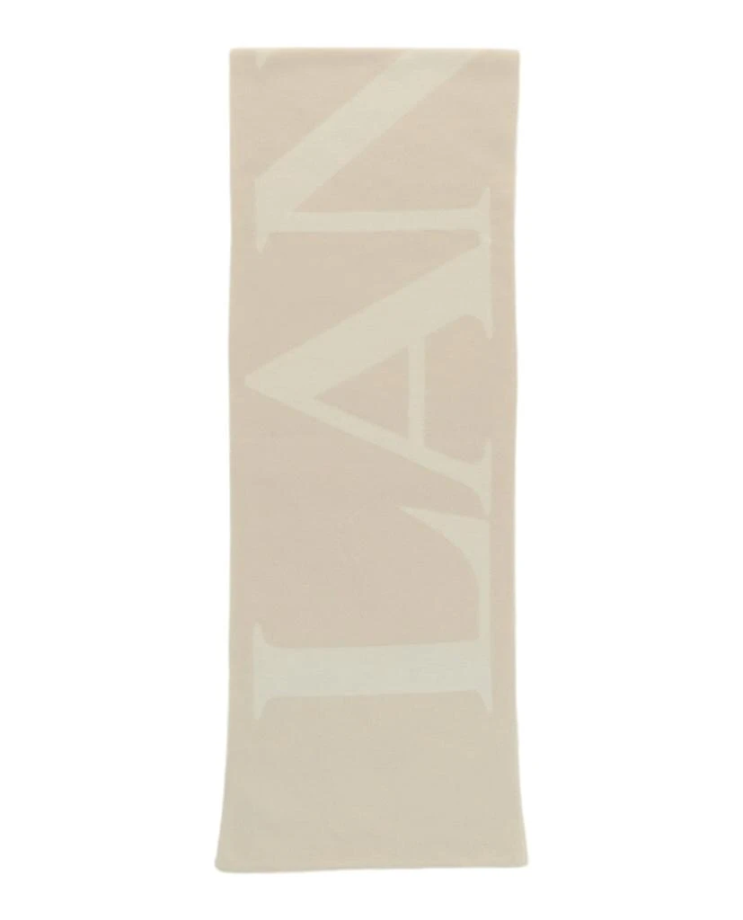 商品Lanvin|Logo Reversible Wool Scarf,价格¥1267,第1张图片