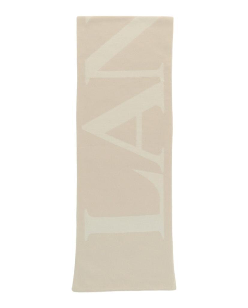 商品Lanvin|Logo Reversible Wool Scarf,价格¥1370,第1张图片