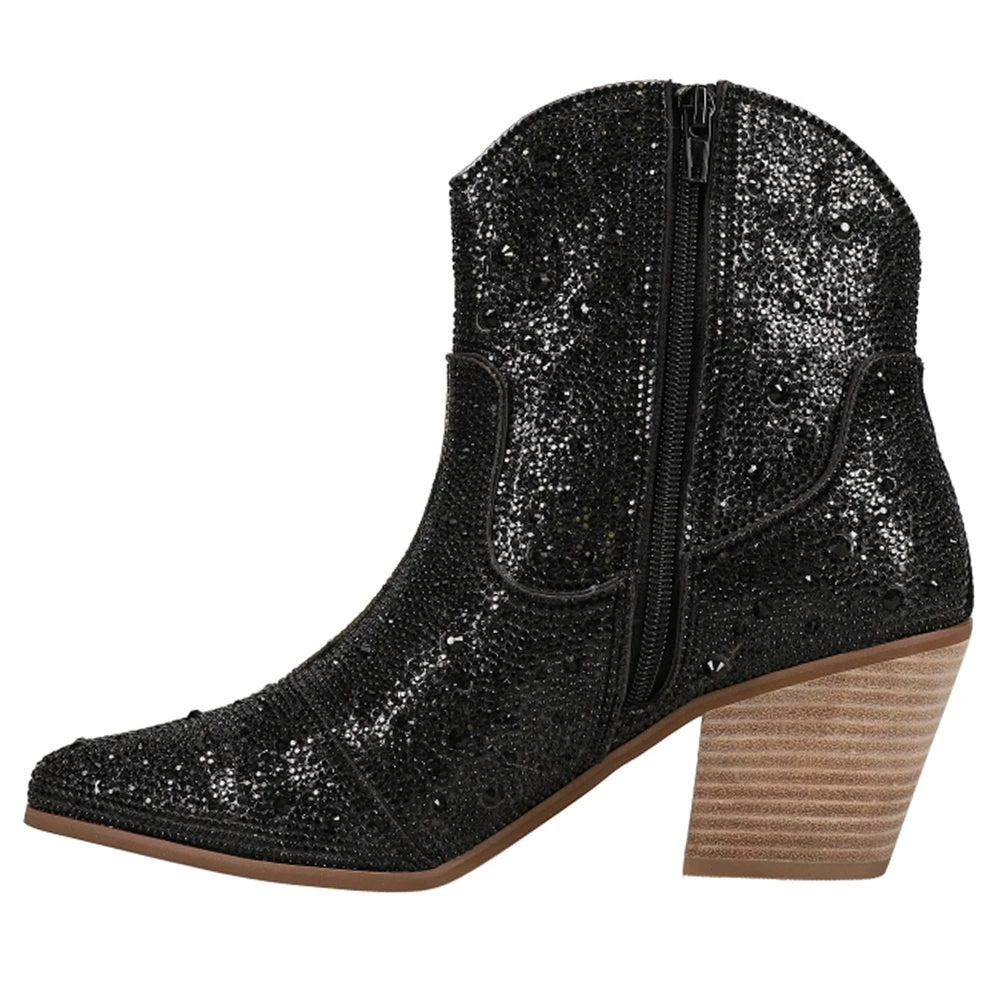 商品Matisse|Harlow Rhinestone Snip Toe Cowboy Booties,价格¥1438,第3张图片详细描述