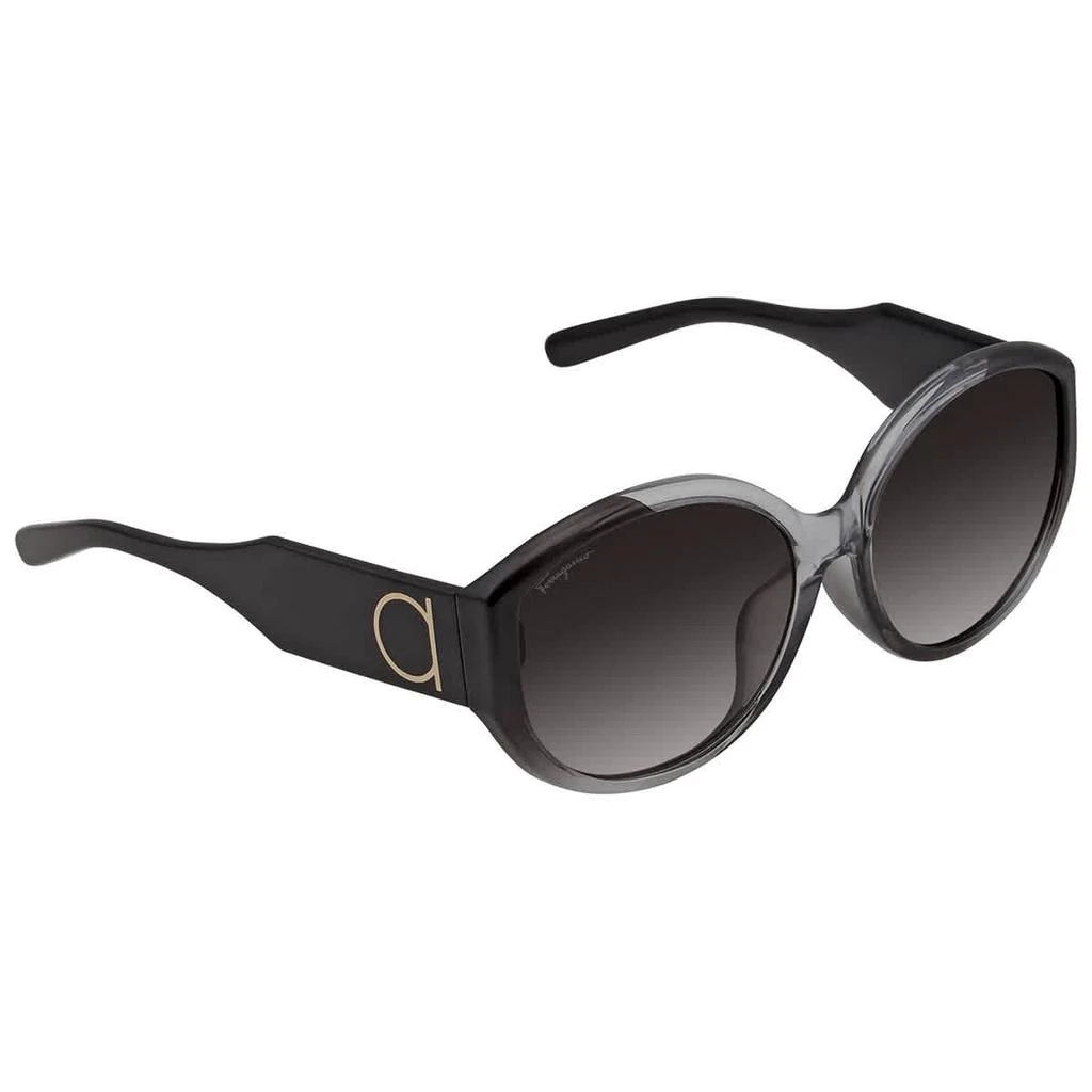 商品Salvatore Ferragamo|Ferragamo Grey Gradient Oval Ladies Sunglasses SF947SA 0075917,价格¥449,第1张图片