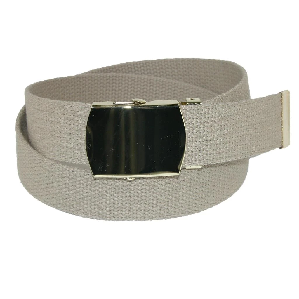 商品CTM|Kids' Cotton Adjustable Belt with Brass Military Buckle,价格¥91,第1张图片