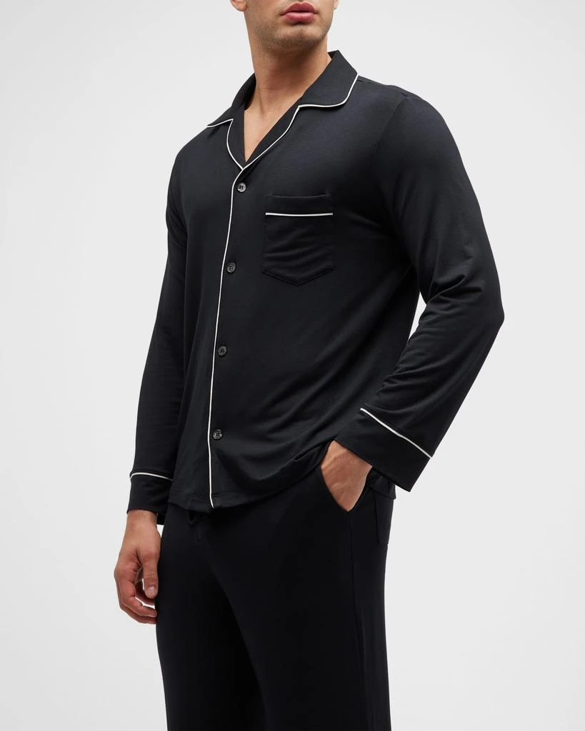 商品Eberjey|Men's William Long-Sleeve Pajama Set,价格¥1297,第3张图片详细描述