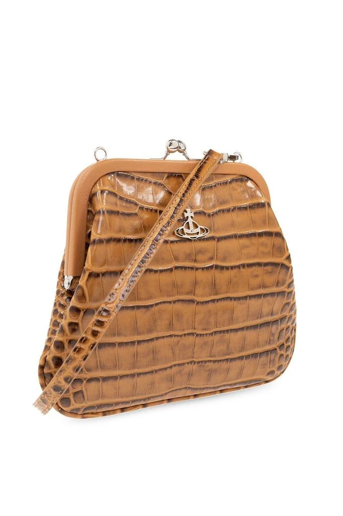 商品Vivienne Westwood|Embossed Viviennes Clutch Bag,价格¥3149,第3张图片详细描述