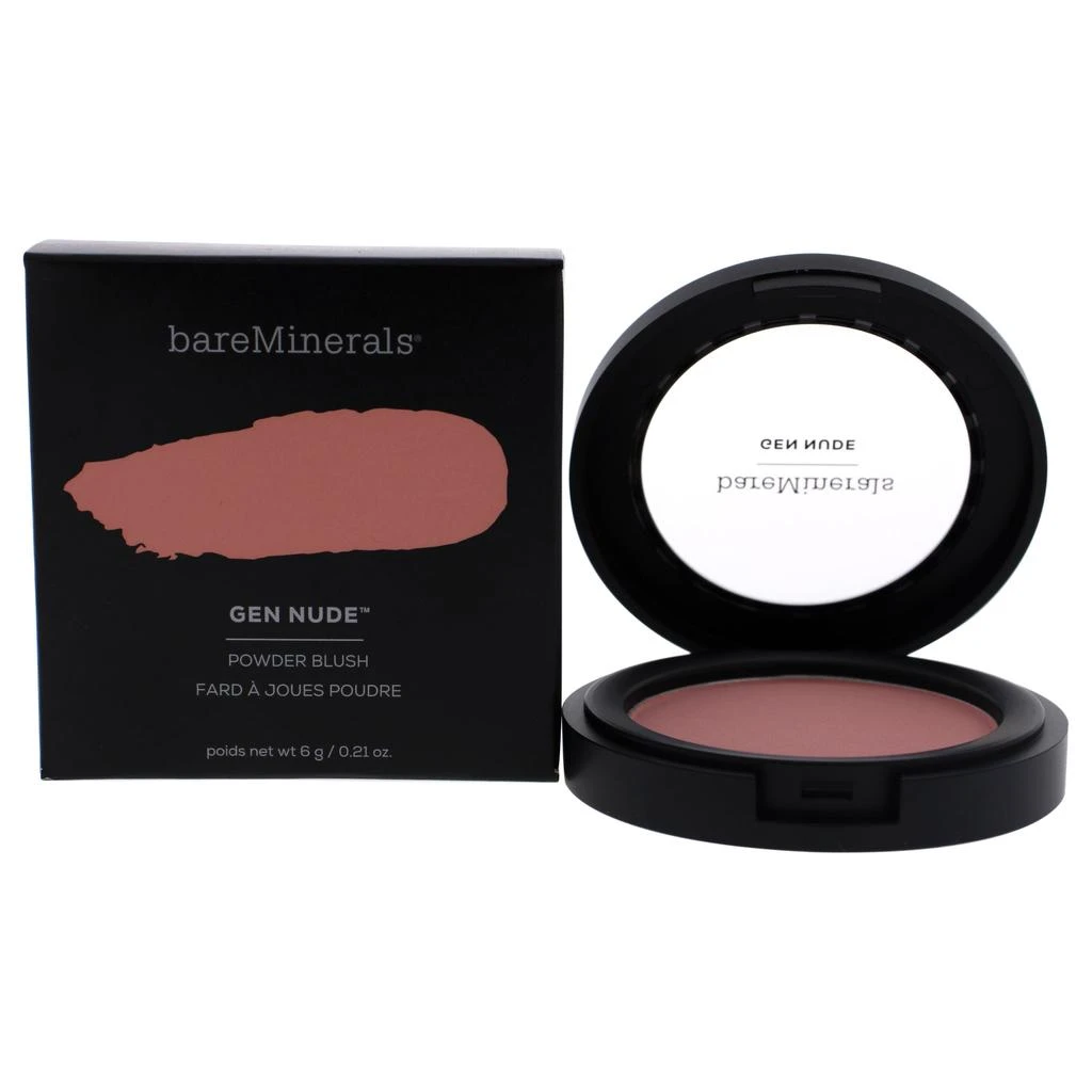商品BareMinerals|Gen Nude Powder Blush - Pretty In Pink For Women 0.21 oz Blush,价格¥181,第1张图片详细描述