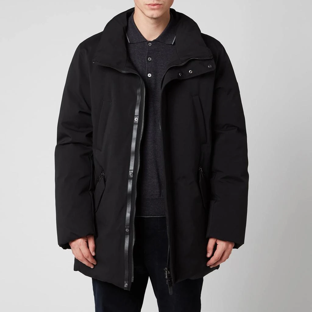 商品Mackage|Mackage Men's Edward Down Coat With Removable Hooded Bib - Black,价格¥5251,第4张图片详细描述