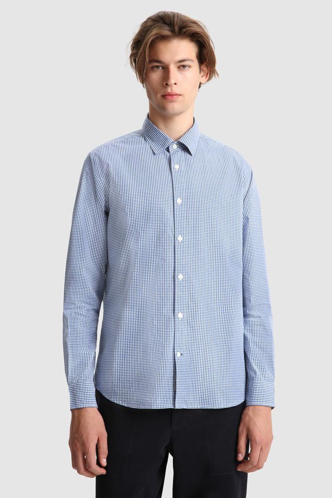 商品Woolrich|Cotton Poplin Yarn Dyed Shirt,价格¥672,第1张图片
