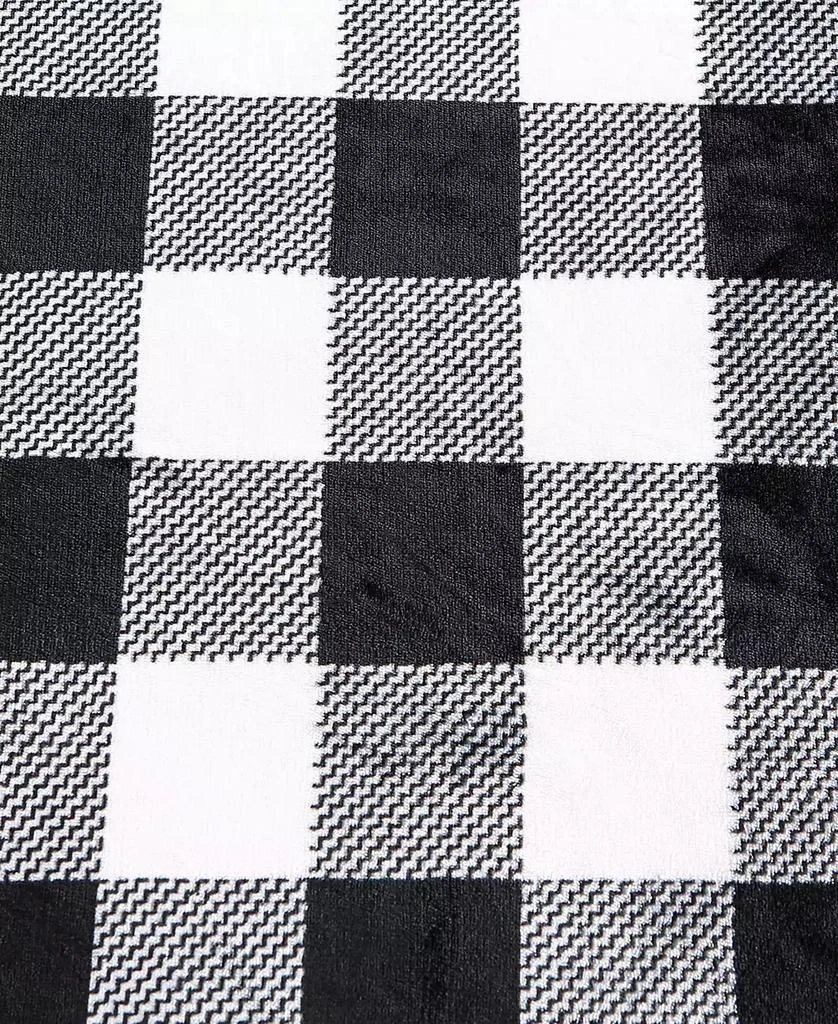 Cabin Plaid Ultra Soft Plush Fleece Reversible Blanket 商品