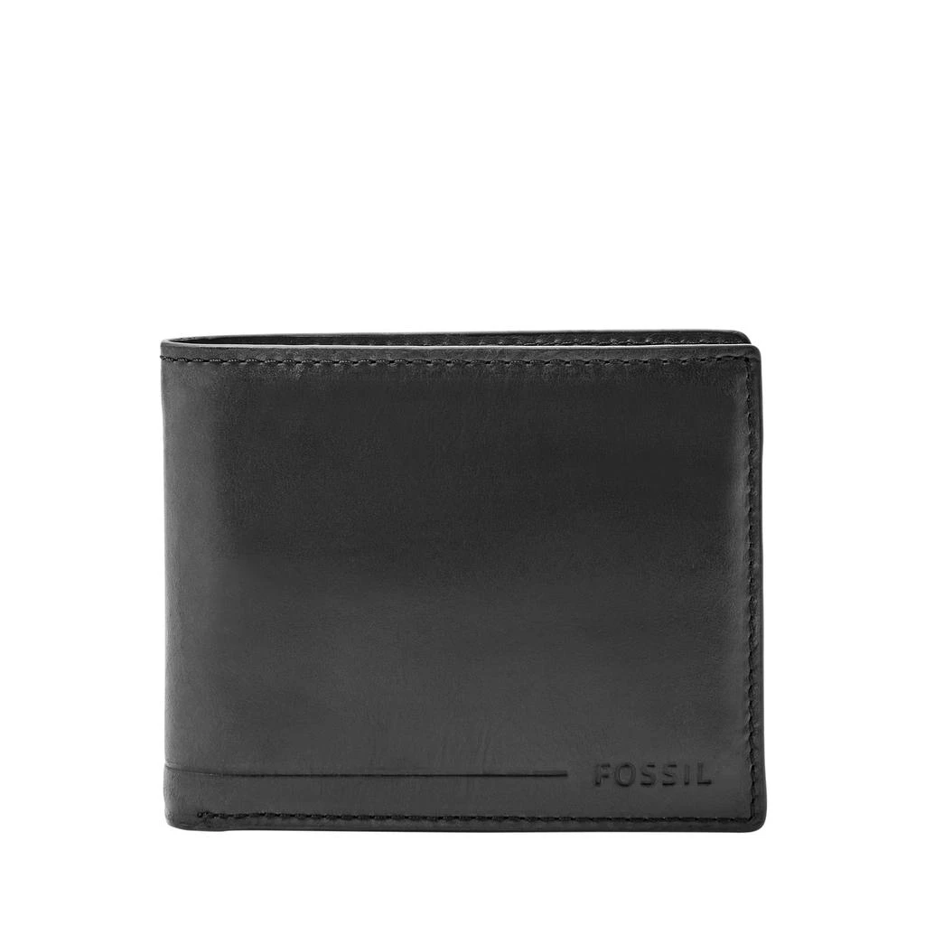 商品Fossil|Men's Allen Leather RFID Passport Case,价格¥197,第1张图片