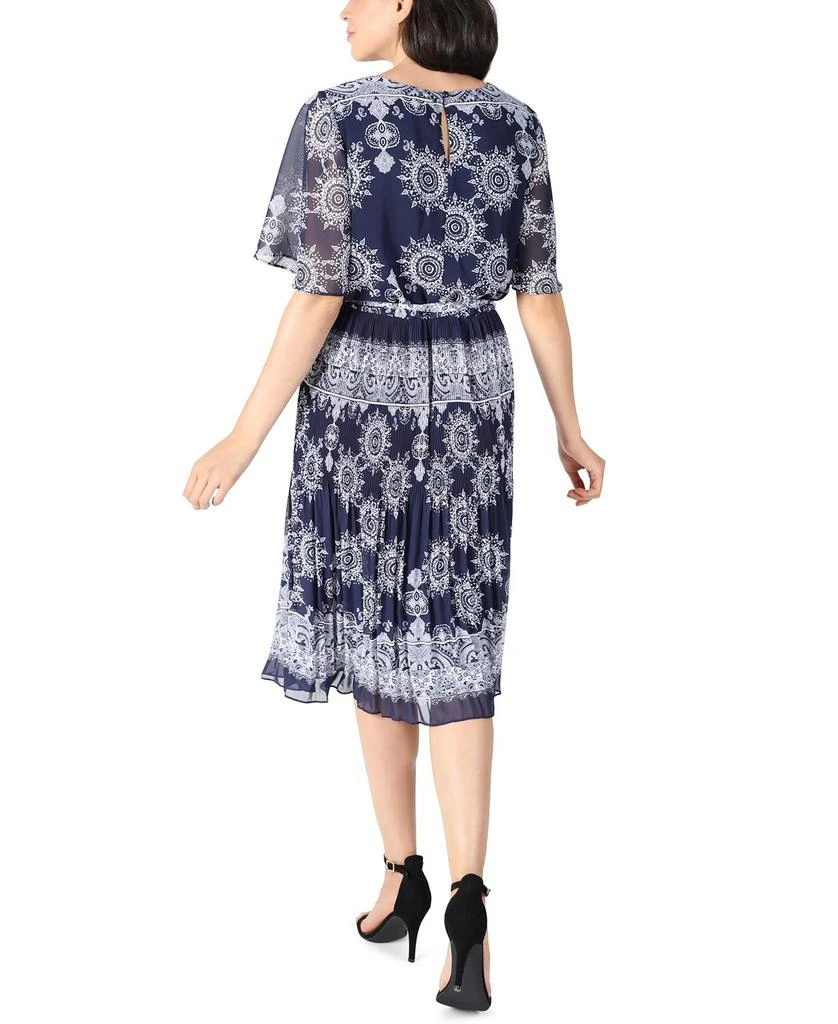商品Sandra Darren|Flutter Sleeve Chiffon Dress,价格¥377,第3张图片详细描述