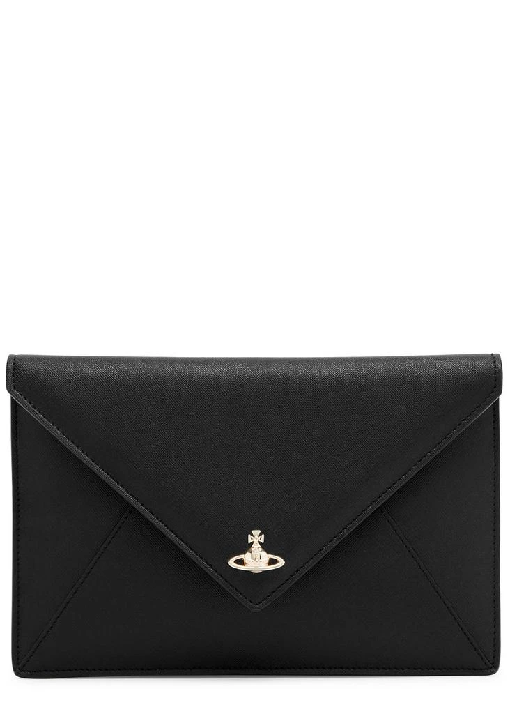 商品Vivienne Westwood|Envelope leather clutch,价格¥1982,第1张图片