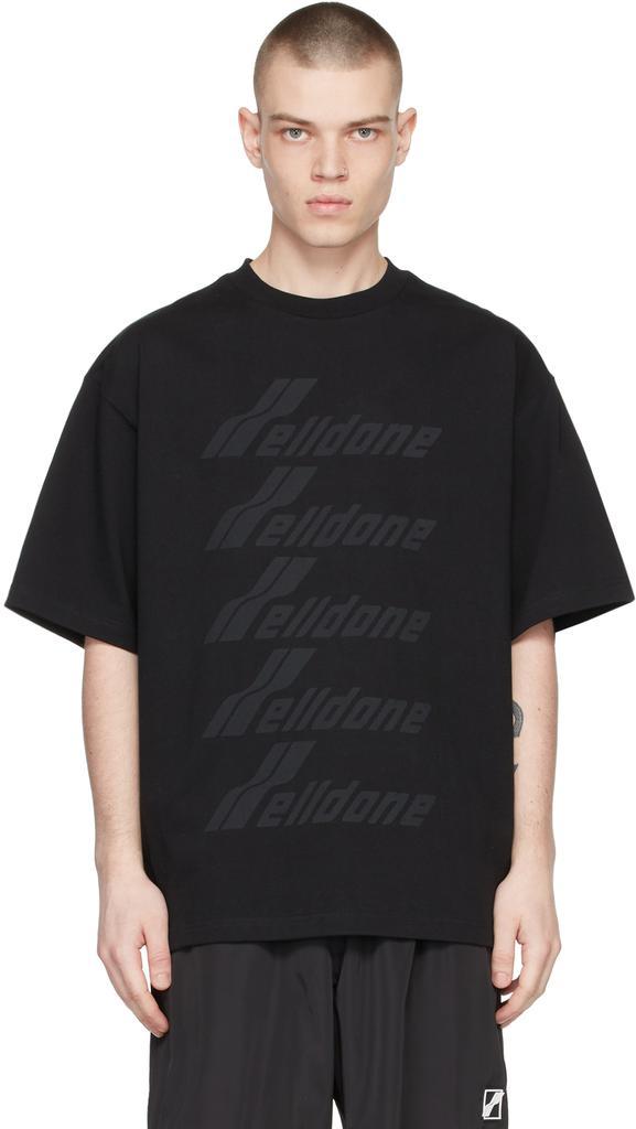 商品We11done|Black Front Logo T-Shirt,价格¥1612,第1张图片