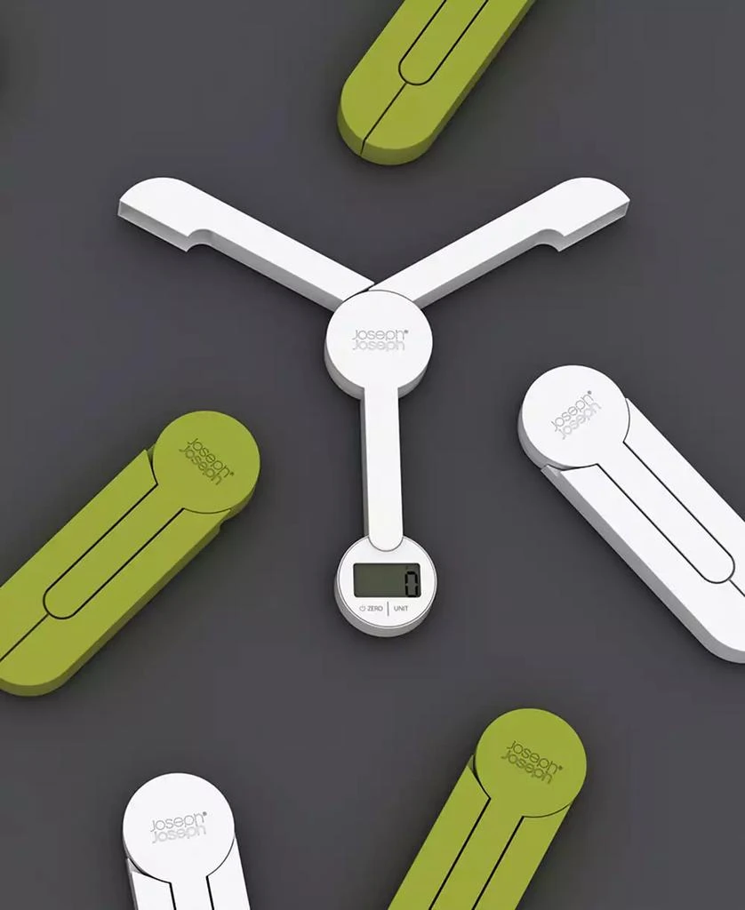 商品Joseph Joseph|Tri-Scale Folding Kitchen Scale,价格¥178,第2张图片详细描述