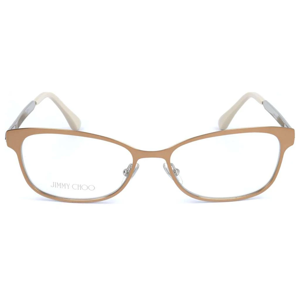 商品Jimmy Choo|Jimmy Choo Women's Brown Rectangular Opticals,价格¥596,第3张图片详细描述