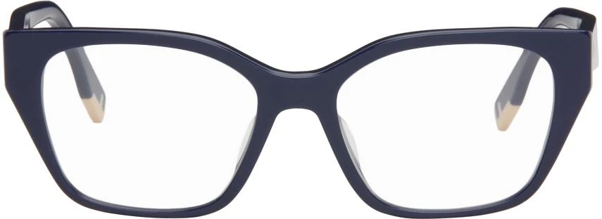 商品Fendi|Blue Fendi Way Glasses,价格¥1981,第1张图片