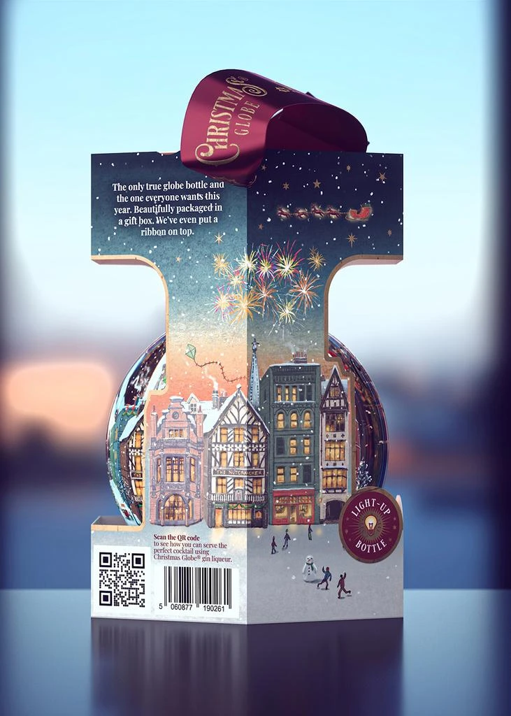 Christmas Snow Globe Spiced Orange & Cranberry Gin Liqueur 商品