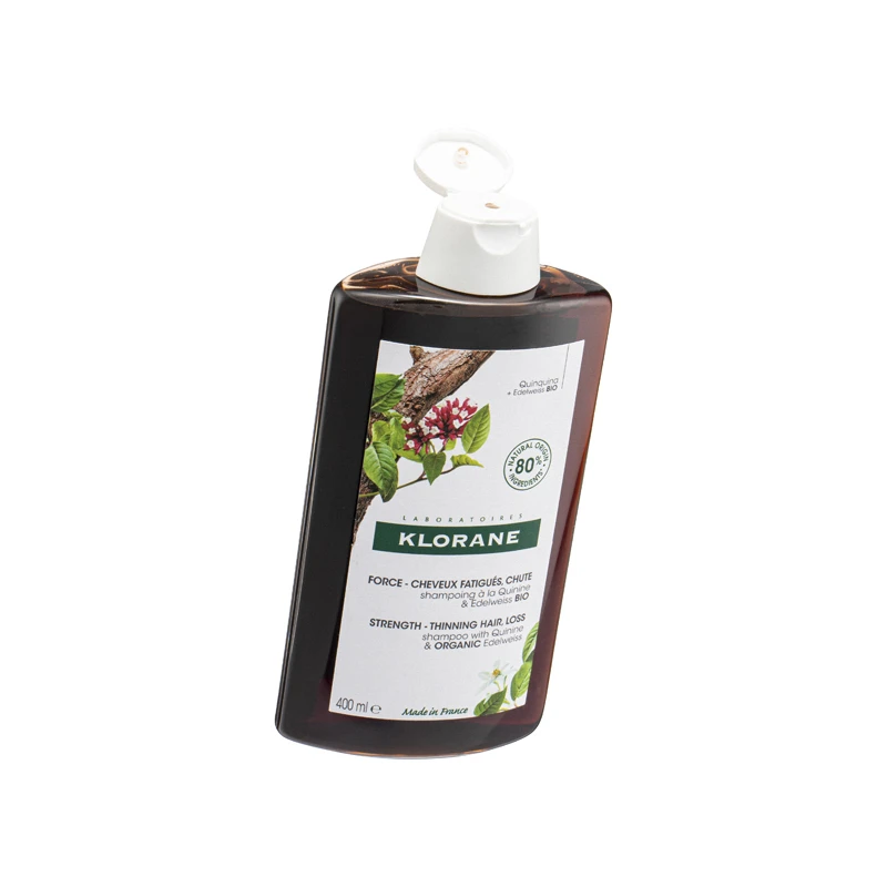 商品[国内直发] KLORANE|Klorane金鸡纳及有机雪绒花防脱发洗发水400毫升 400ml,价格¥299,第3张图片详细描述