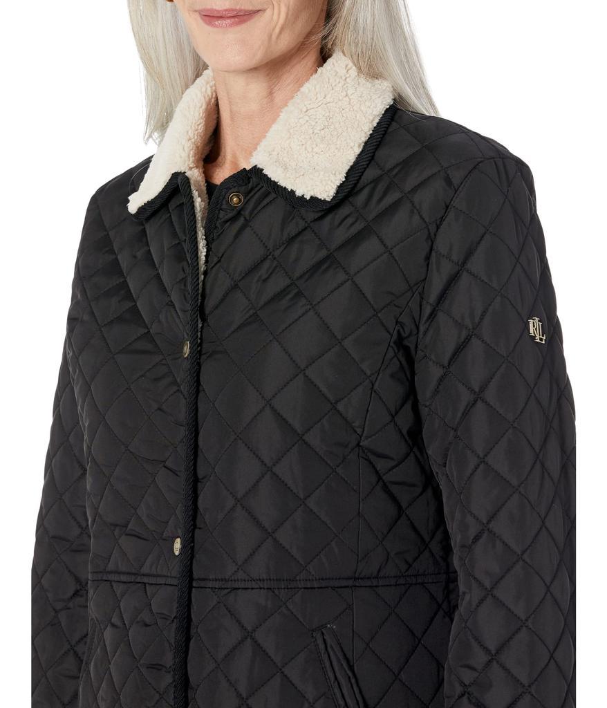 商品Ralph Lauren|Quilted Jacket w/ Berber Trim,价格¥773-¥1104,第5张图片详细描述
