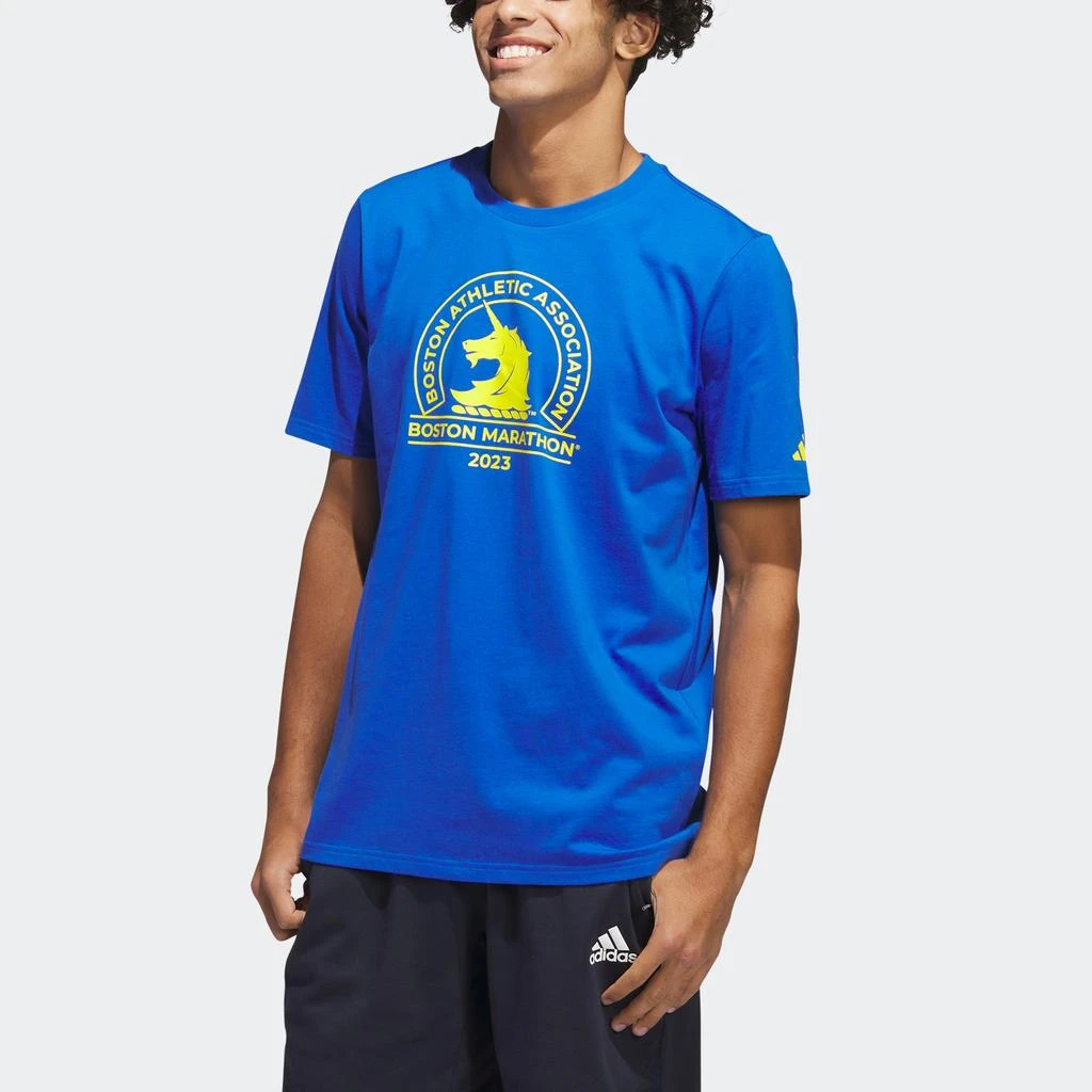 Men's adidas Boston Marathon 2023 Logo Tee 商品