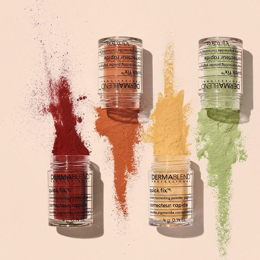 商品Dermablend|Dermablend Quick Fix Color-Correcting Powder Pigments 4g (Various Shades),价格¥184,第2张图片详细描述