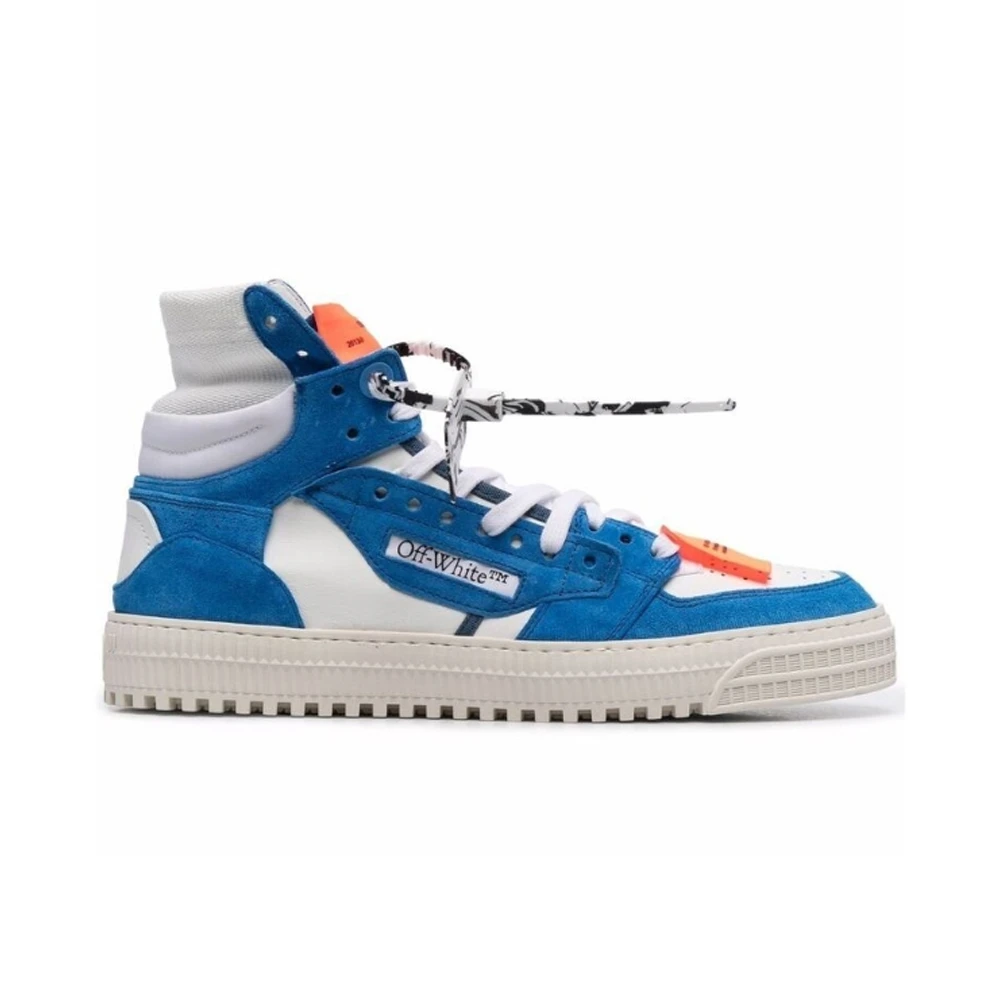 商品Off-White|OFF WHITE 蓝色男士帆布鞋 OMIA065F21LEA003-4510,价格¥3630,第1张图片