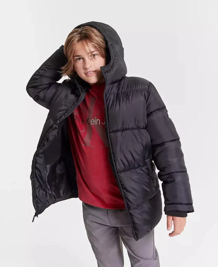 商品Calvin Klein|Big Boys Long Puffer Jacket,价格¥360,第1张图片