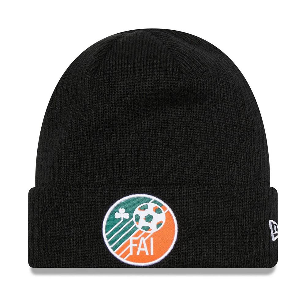 Men's Black Ireland National Team Retro Cuffed Knit Hat商品第1张图片规格展示