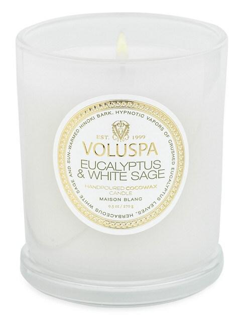 商品Voluspa|Eucalyptus & White Sage Boxed Classic Candle,价格¥218,第1张图片