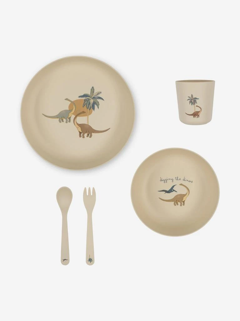 商品Konges Slojd|Baby Dino Dinner Set in Ivory,价格¥99,第2张图片详细描述