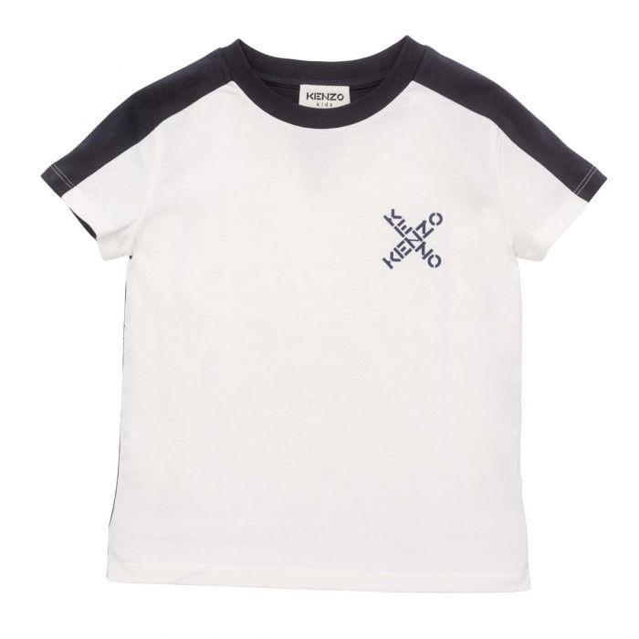 Kenzo Kids Sport X Logo Print Cotton T-shirt, Size 10Y商品第1张图片规格展示