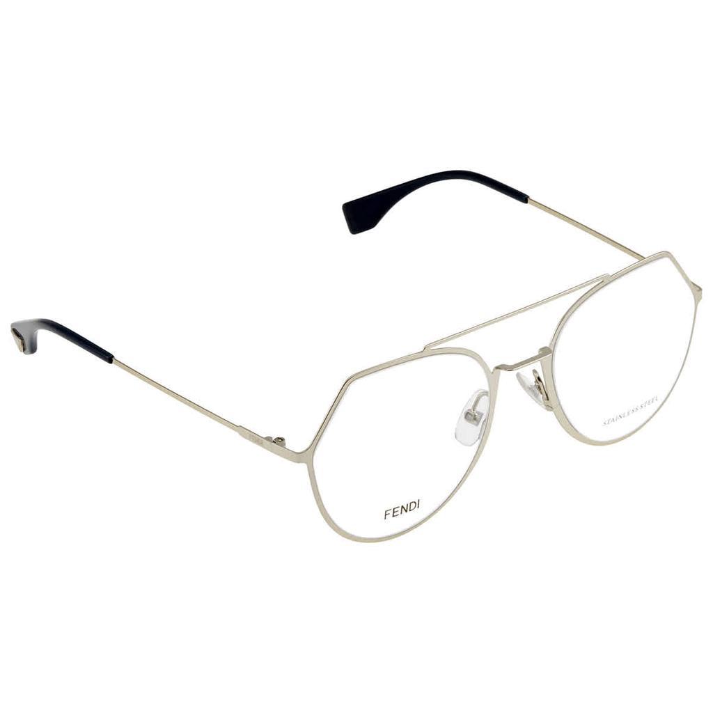 Fendi Demo Geometric Ladies Eyeglasses FF 0329 03YG 53商品第1张图片规格展示