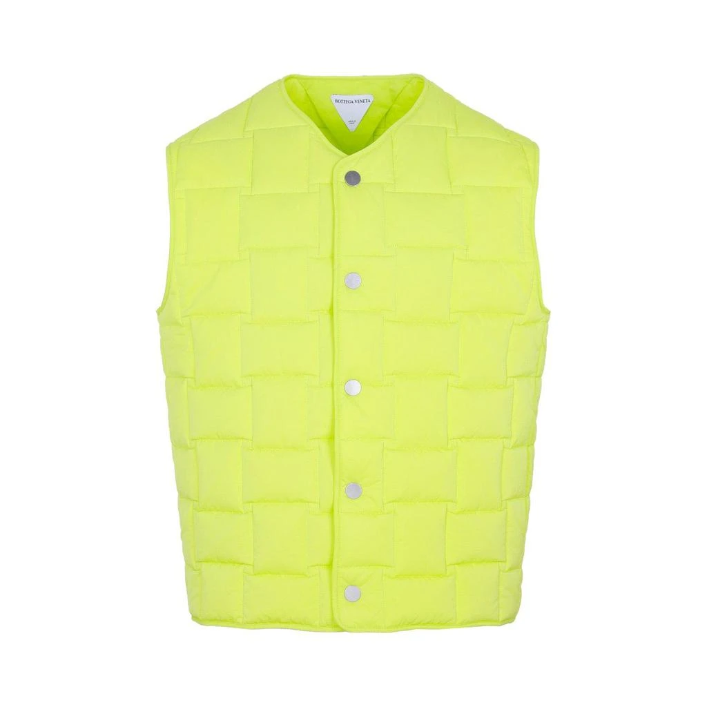 商品Bottega Veneta|Buttoned V-neck Padded Vest,价格¥6714,第1张图片