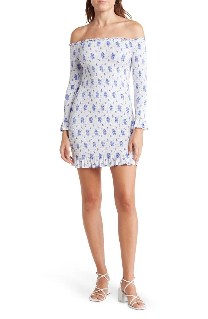 商品CAROLINE CONSTAS|Tilly Long Sleeve Floral Print Dress,价格¥921,第1张图片