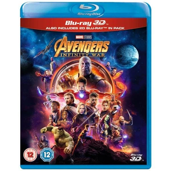 商品Walt Disney Studios|Avengers: Infinity War 3D (Includes 2D Version),价格¥311,第1张图片