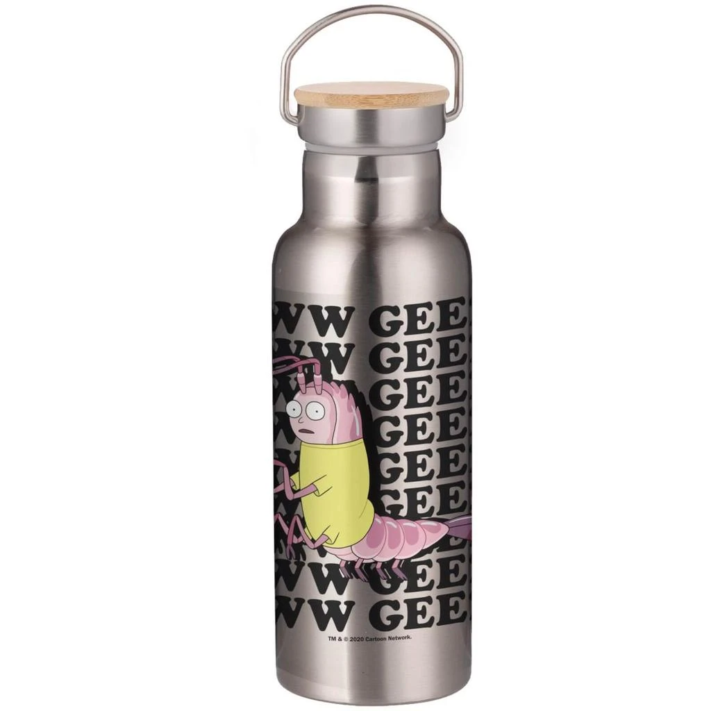 商品Original Hero|Rick & Morty Aww Geez Portable Insulated Water Bottle - Steel,价格¥193,第1张图片详细描述