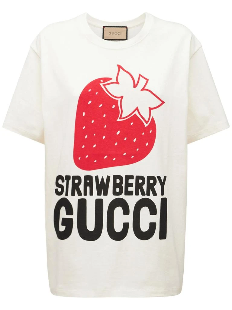 商品Gucci|Cotton Jersey Printed T-shirt,价格¥4234,第1张图片