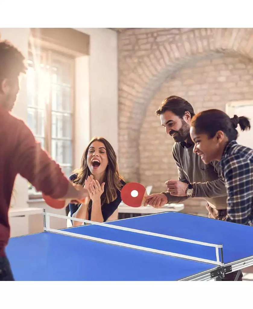 商品Costway|60'' Portable Table Tennis Ping Pong Folding Table,价格¥863,第3张图片详细描述