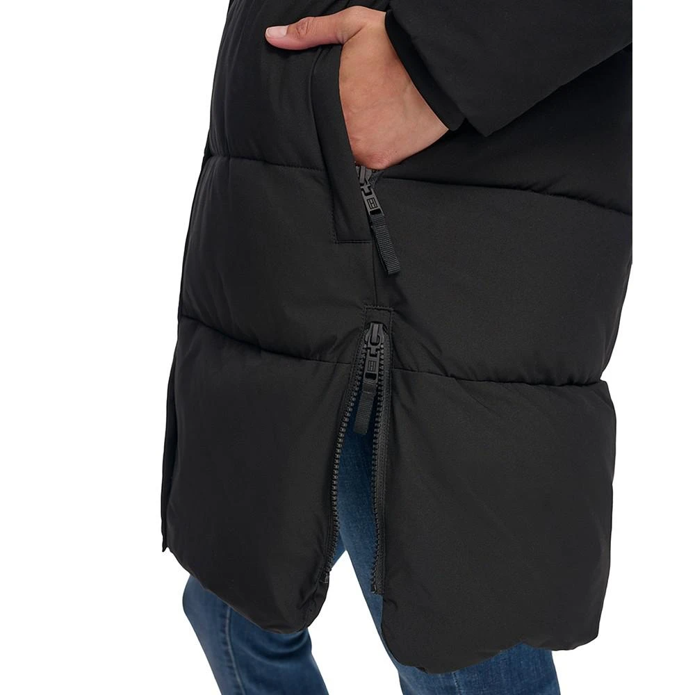 商品Tommy Hilfiger|Women's Faux-Fur-Trim Hooded Puffer Coat, Created for Macy's,价格¥1123,第5张图片详细描述