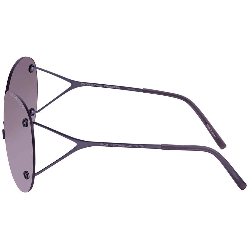 商品Porsche Design|Brown Gradient Shield Unisex Sunglasses P8621 A 99,价格¥750,第3张图片详细描述