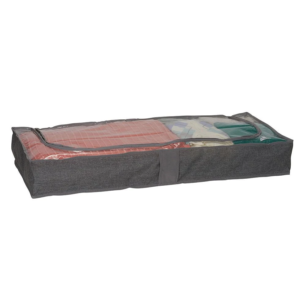 商品Household Essentials|Gray Linen Zippered Under-the-Bed Storage Bag,价格¥253,第1张图片