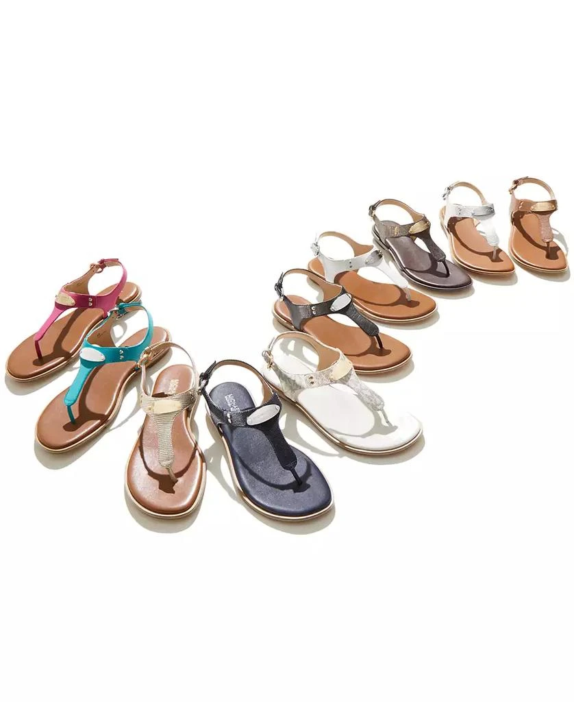 Women's MK Plate Flat Thong Sandals 商品