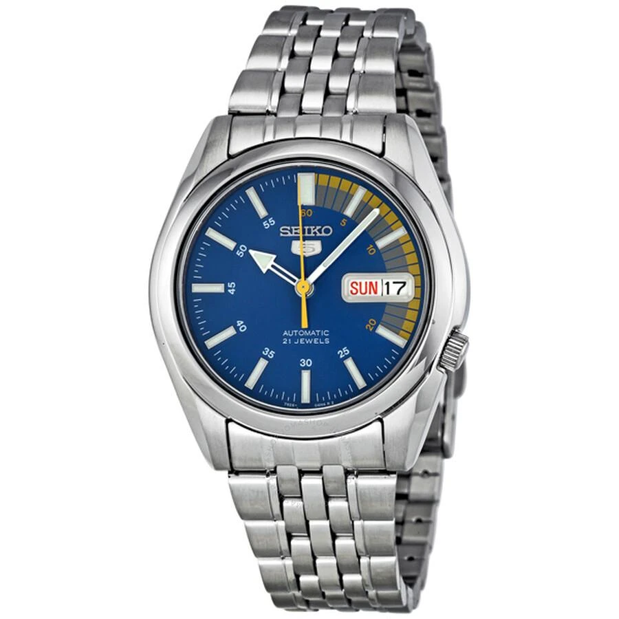 商品Seiko|5 Automatic Blue Dial Men's Watch SNK371,价格¥763,第1张图片