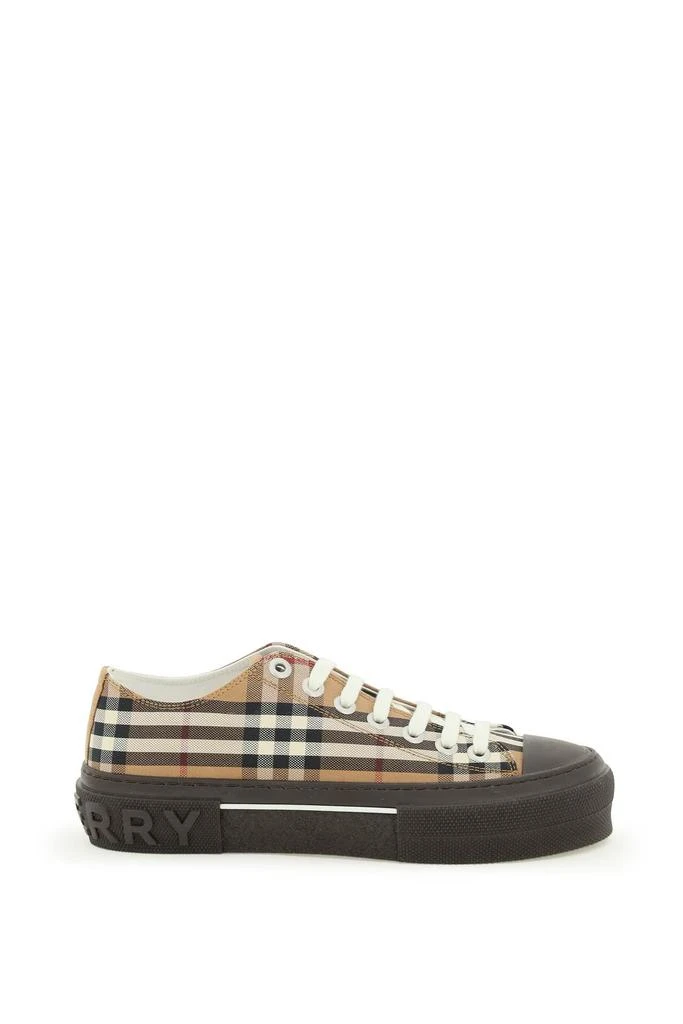 商品Burberry|Burberry vintage check cotton sneakers,价格¥3233,第1张图片