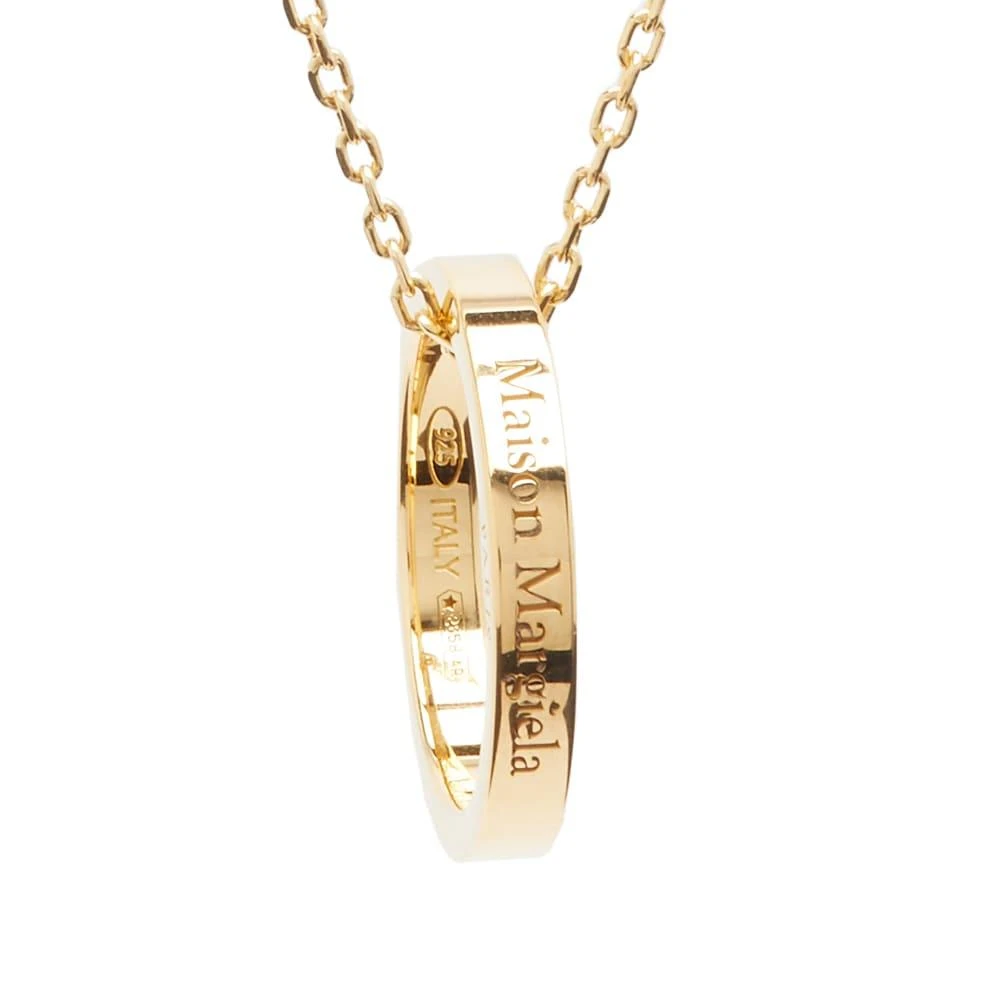 商品MAISON MARGIELA|Maison Margiela Logo Ring Necklace,价格¥2549,第2张图片详细描述