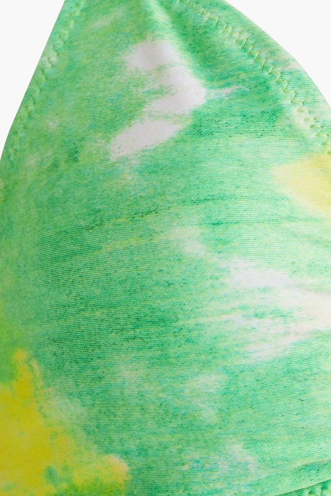 商品Ganni|Twisted printed triangle bikini top,价格¥365,第4张图片详细描述