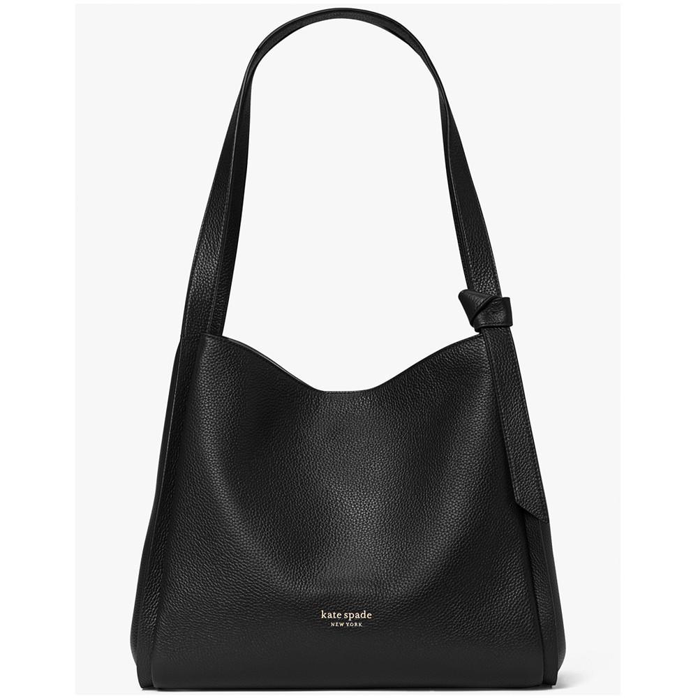 商品Kate Spade|Knott Pebbled Leather Large Shoulder Bag,价格¥2957,第1张图片