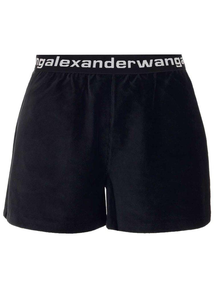 Alexander Wang Logo Waistband Corduroy Shorts商品第1张图片规格展示