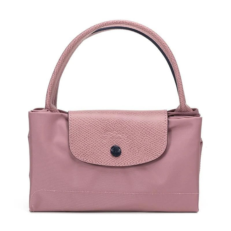 商品[国内直发] Longchamp|珑骧LONGCHAMP包包女包饺子包短柄中号可折叠�手提包饺子包礼物送女友 短柄中号复古粉色L1623 619 P44,价格¥485,第6张图片详细描述